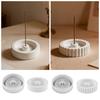 2 Stück weiche DIY-Silikonform Kreative Räuchergefäßform Räucherstäbchenhalterform Heimdekoration