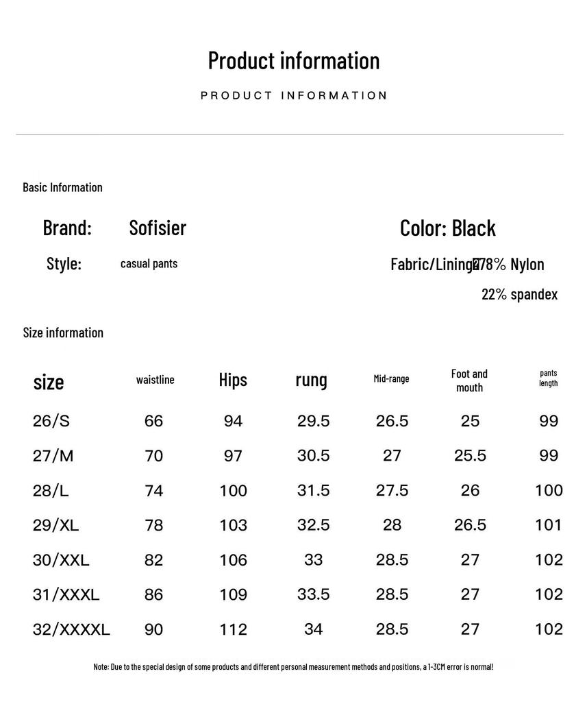 SOFSIL Women's High-Waist Straight Leg Casual Pants