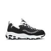 Skechers DLites 1.0 Mesh Fabric Classic Versatile Shock Absorbing Durable Breathable Low Top Casual Shoes Women Sneakers Black 13090-BKW