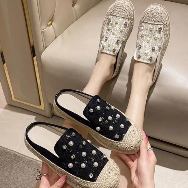 Mode Lässige Pantoletten Gummi-Sandalen Mules Schuhe für Damen Elegant und Modisch Im Angebot Hohe Qualität Damen-Hausschuhe Normales Angebot