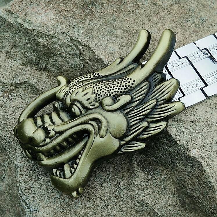 Belt Buckle Self-Defense Belt Men's Weapon Smooth Buckle Simple Multifunctional Whip Metal Decorative Belt