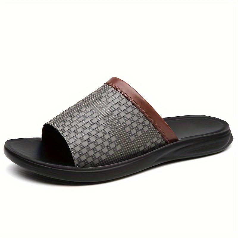 Men's Thin-Sole Lightweight Slippers, Simple, Stylish, Convenient, and Casual Sandals