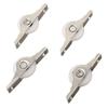4pcs Window Pulleys 25mm Cabinet Wardrobe Sliding Door Wheel Window Roller Pulley Furniture Door Roller Runner Hardware