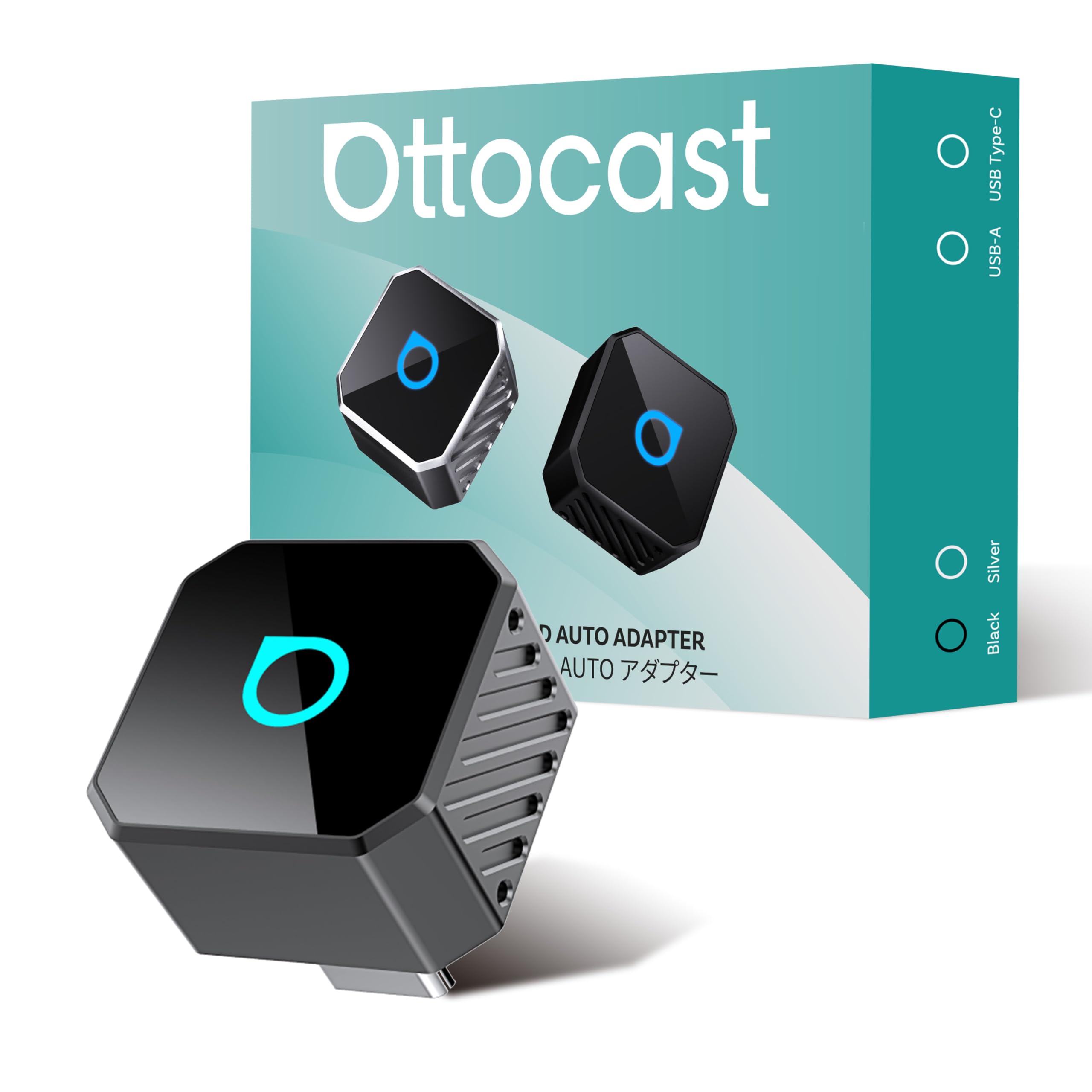OTTOCAST Ottocast Mini Pot Порт 2025 Последний Ottocast MINI Pot Беспроводной Авто для Автомобилей с Заводским Проводным Bluetooth-штекером Автоматически Совместим с