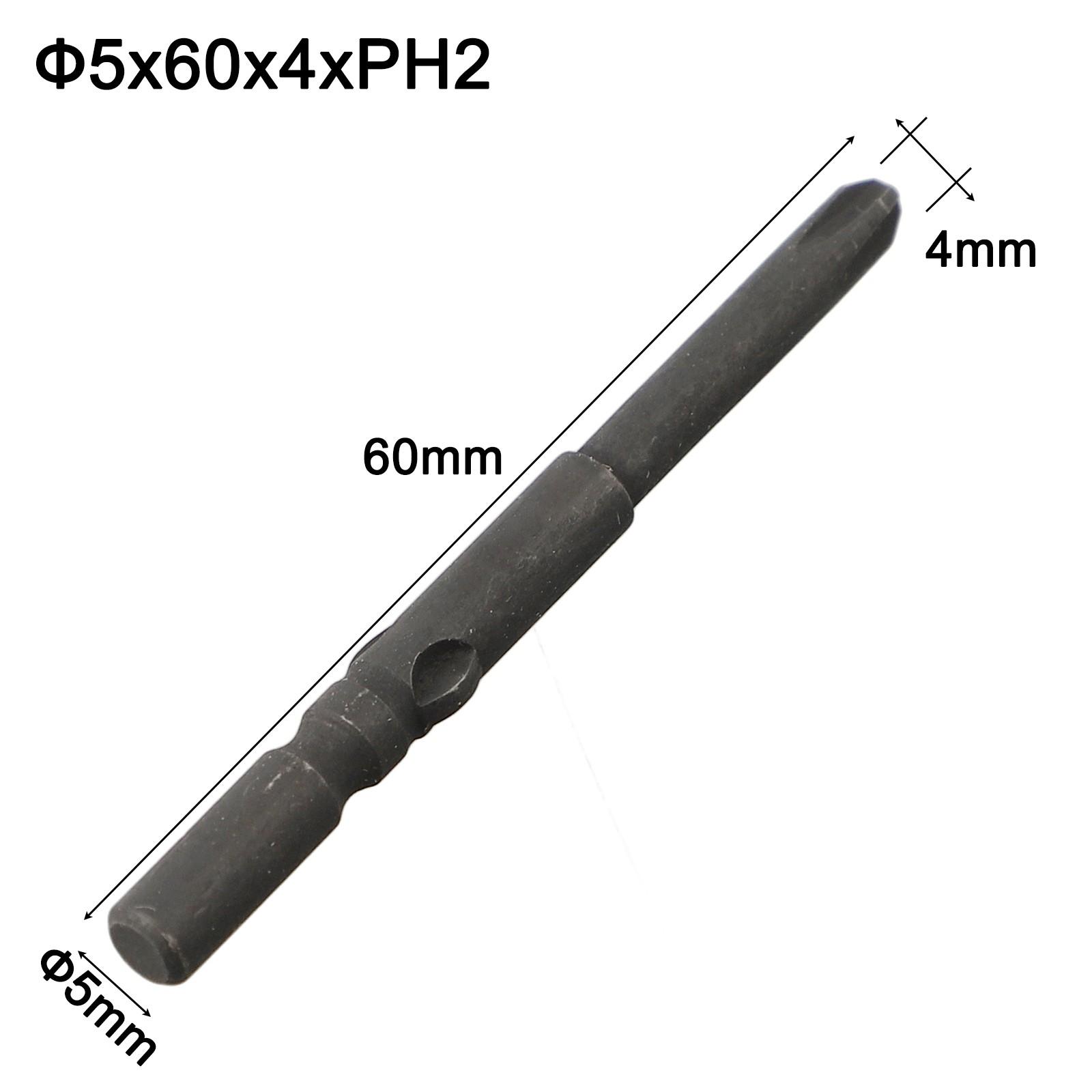 

- Cross 5mm Round Shank Screwdriver Bit Screwdriver Bit - PH0