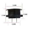 DC 5V-48V LED Mini Round Waterproof Motorboat Motorcycle Panel Digital Voltmeter Tester Monitor Display Voltmeter