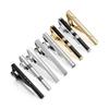 Elegant Tie Clip Set of 8 for Simple Yet Made of Perfect for Everyday Birthday and Other Special Men. Stylish, Brass. Work, Gifts, Weddings,