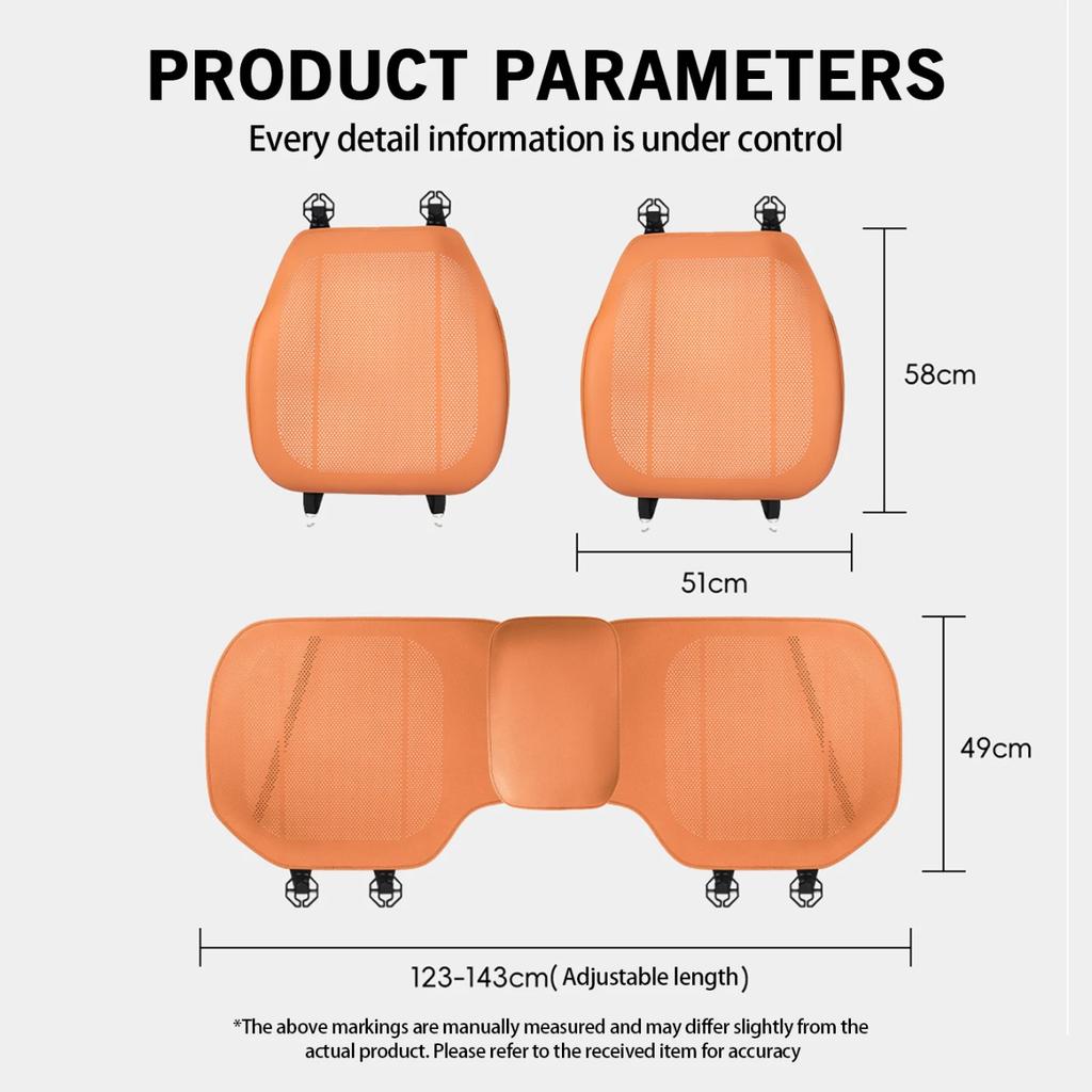 For Tesla Car Cushion Nappa Leather Breathable Protector Mat Summer Non-slip Car Seat Pad Cushion Auto Accessories