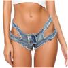 Women Sexy Jeans Shorts Denim Ripped Hole Low Waist Beach Summer Fashion Bottom