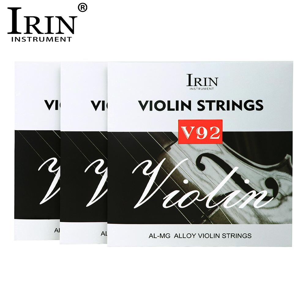 IRIN V92 Violin Strings Aluminium-magnesium Alloy 4-string Violin String Stainless Steel Wire Strings Violin Parts & Accessories