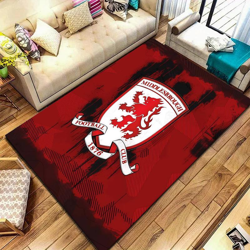 Middlesbrough Carpet Rug for Living Room Bedroom Home Sofa Decoration,Kids play Nonslip Floor Mat