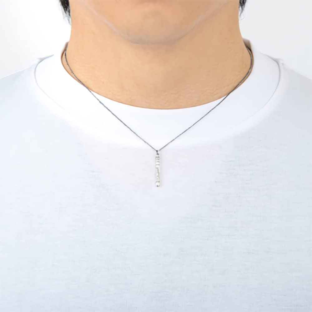 Evangelion Goods EVANGELION Entry Plug Necklace Silver Unisex Accessory Jewelry Gift [U-TREASURE] "Unit-02" Women's Men's