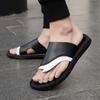 Fashion Summer casual men's slippers Comfortable and breathable styles Beach Walking Outdoor Street Black and white color shoes New