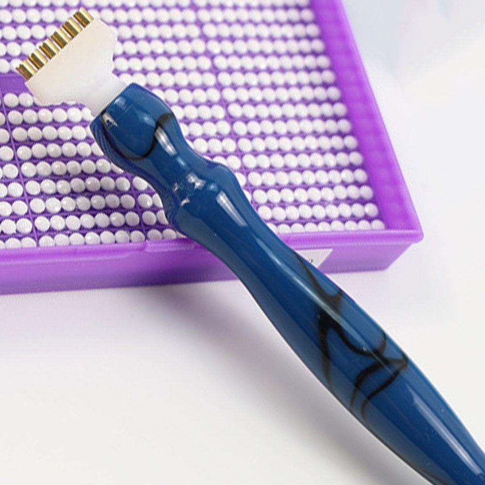 Ersättningspennspetsar 5D Diamantmålning Penna Broderi med Multifunktionella Spetsar Point Drill Pennor DIY Hantverk