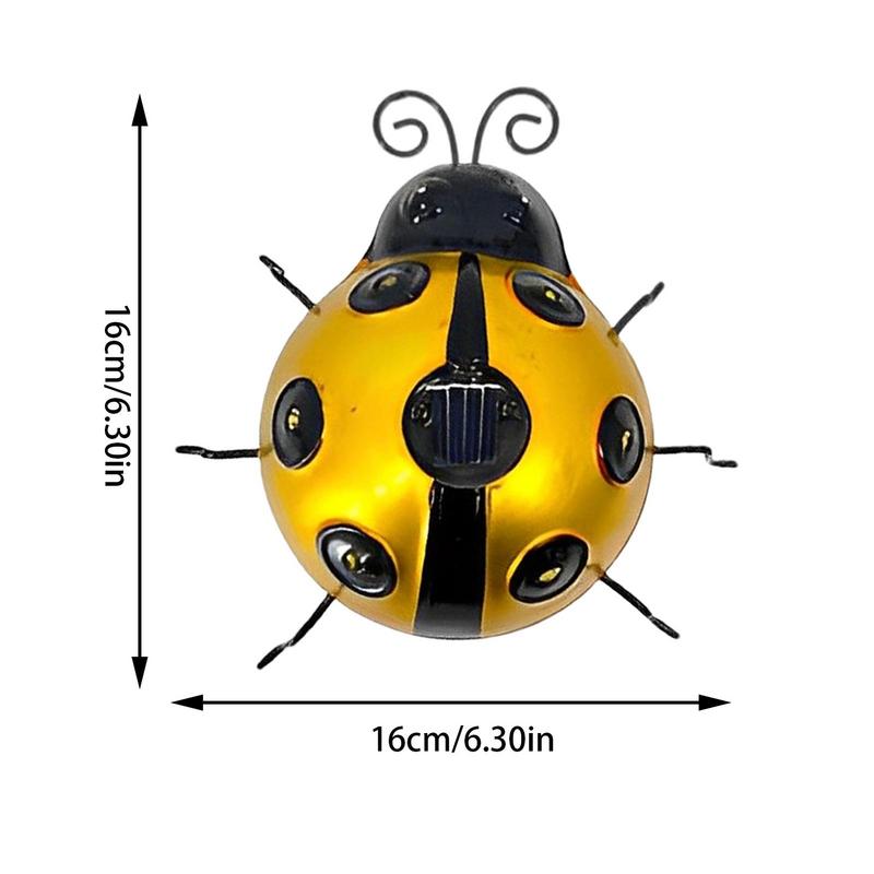 Solar LED Light for Courtyard Landscape Outdoor Ladybug Solar Lamp Garden Yard Patio Ornament Waterproof Anti Corrosion