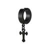 Gift Accessories Steel Cross Earrings No Ear Hole Punk Men Earrings Steel Ear Bone Clip  Travel