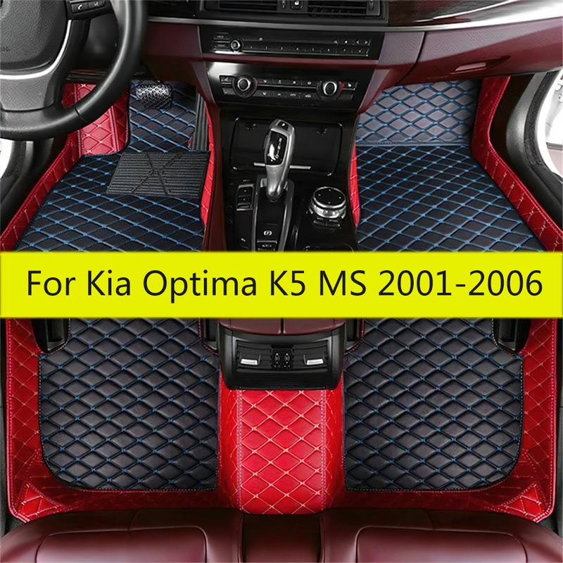 Car Floor Mats For Kia Optima K5 MS 2006 2005 2004 2003 2002 2001 Waterproof  Auto Carpet All Weather Car Mats Full Set