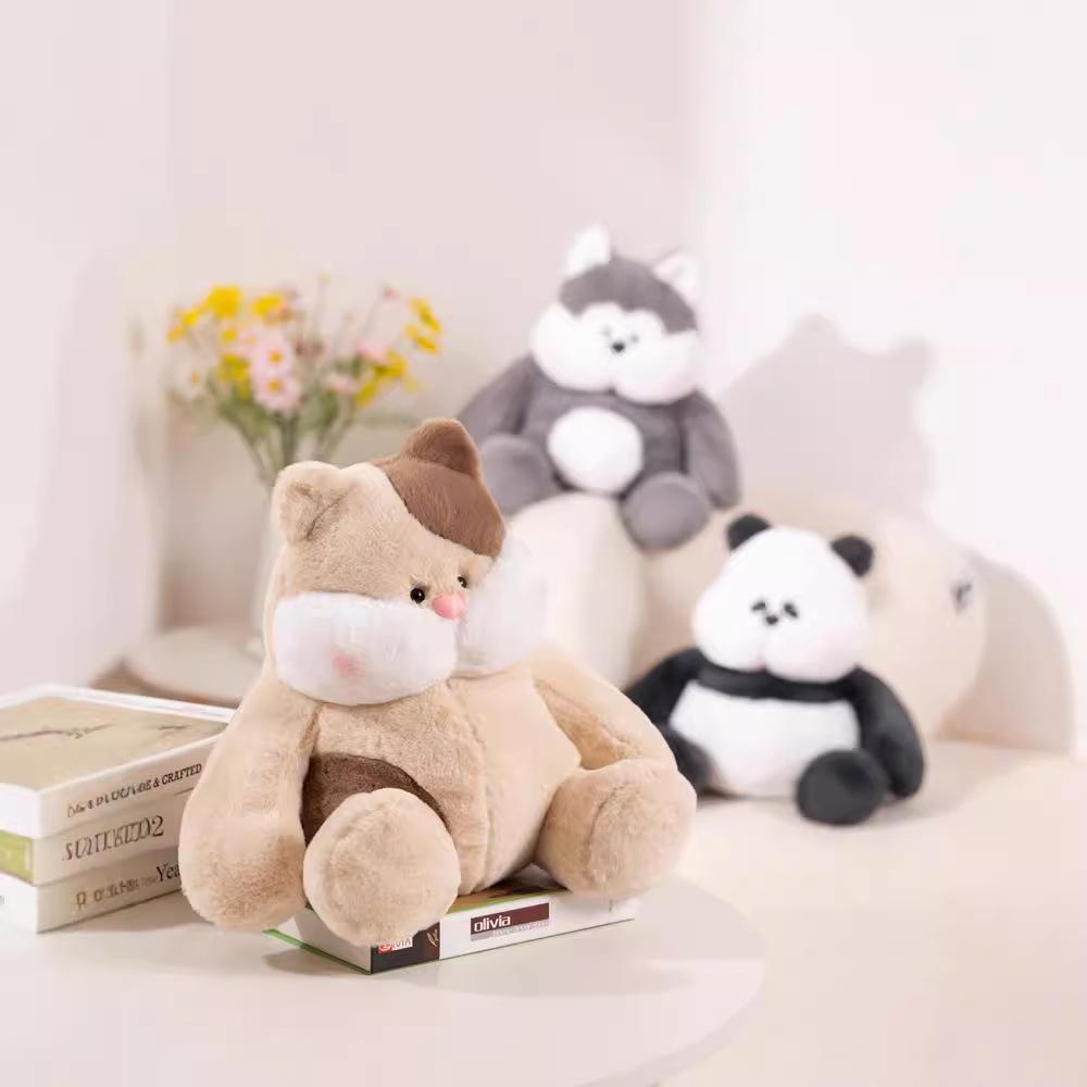 Sate Dongdong Panda Plush Toy Doll Children's Little Bunny Pink Pig Doll Doll Soothing Pillow Gift