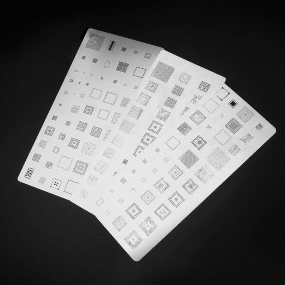 

3 шт., трафарет для реболлинга микросхем процессора для MTK/Samsung/HTC/Huawei/Android, ремонт телефонов