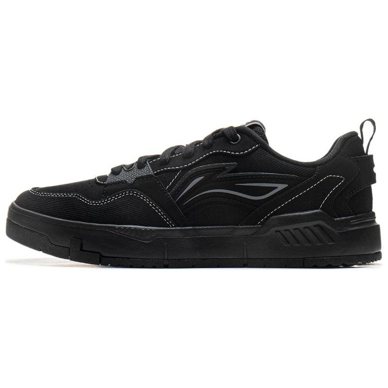 Li-Ning Yuanchu Men Thick Sole Casual Shoes Black AGCU337-5 41.5