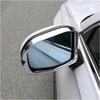 Auto Seitenrückspiegel Regenschutz Augenbraue Verkleidungsrahmen Aufkleber Schale Zubehör Passend für CR-V 6. Generation 2023-2025(Schwarz)