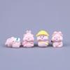 Creative Piggy Resin Ornament for Car and Office Decor
