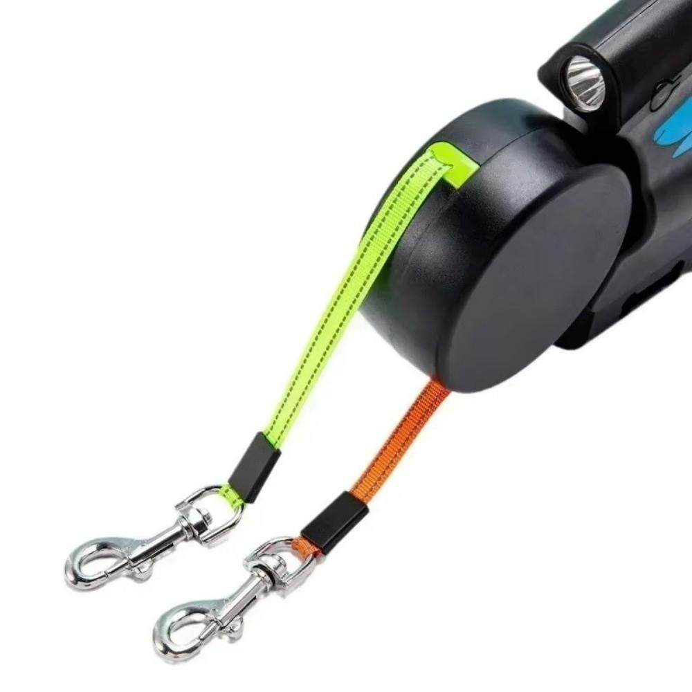 Reflective Dual Pet Leash No Mesyy Automatic Dog Walkies Lead  For Outdoor Walking