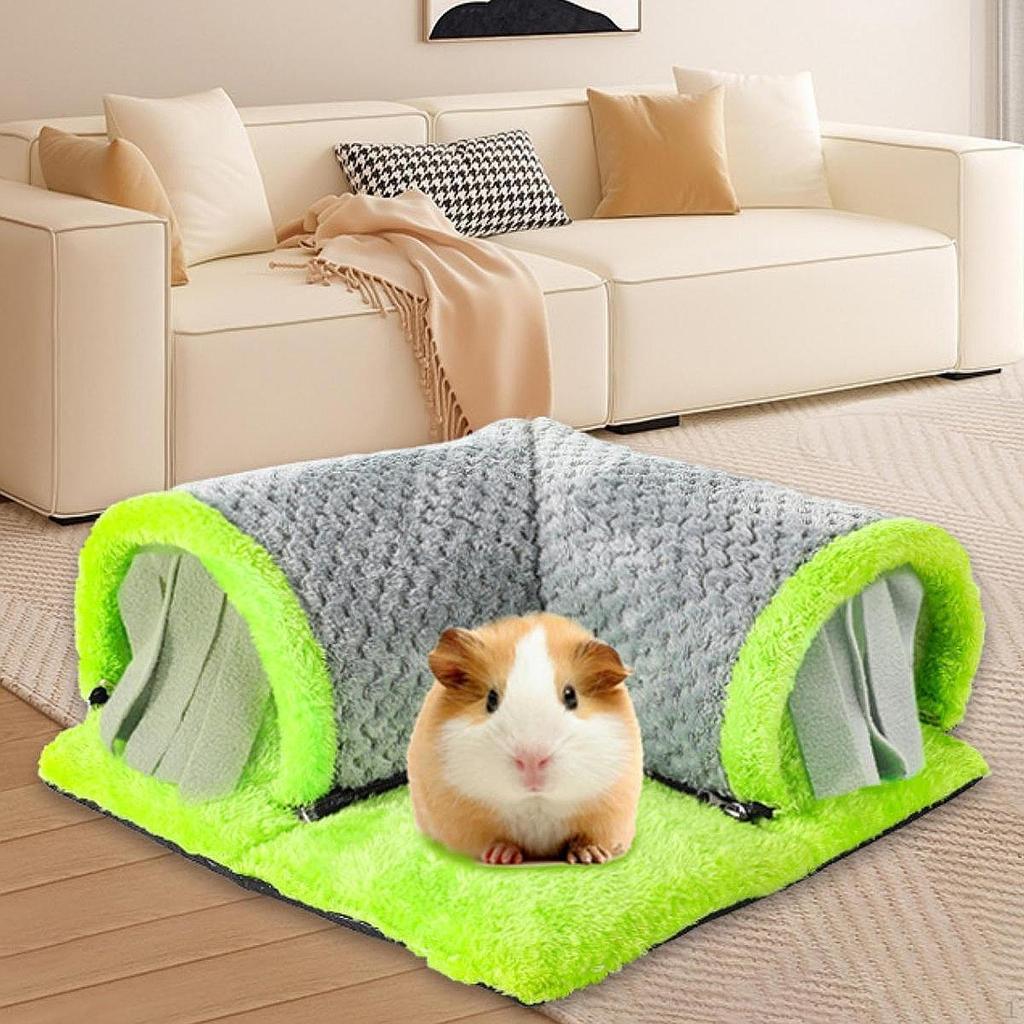 Meerschweinchen Versteck Hamster Tunnel Spielröhre Spielzeug Hasenbett für Ratte Eichhörnchen