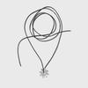 Flourishing Flowers: Fun Flower Leather Cord Necklace - Korean Chic, Versatile, and Stylish Accessory for Women