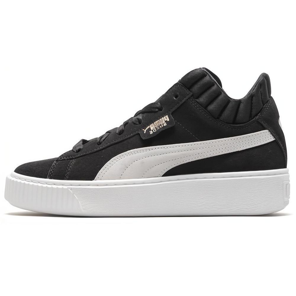 Puma Platform Demi Retro Casual Mid-Top Sneakers Unisex Sneakers Black 366717-01