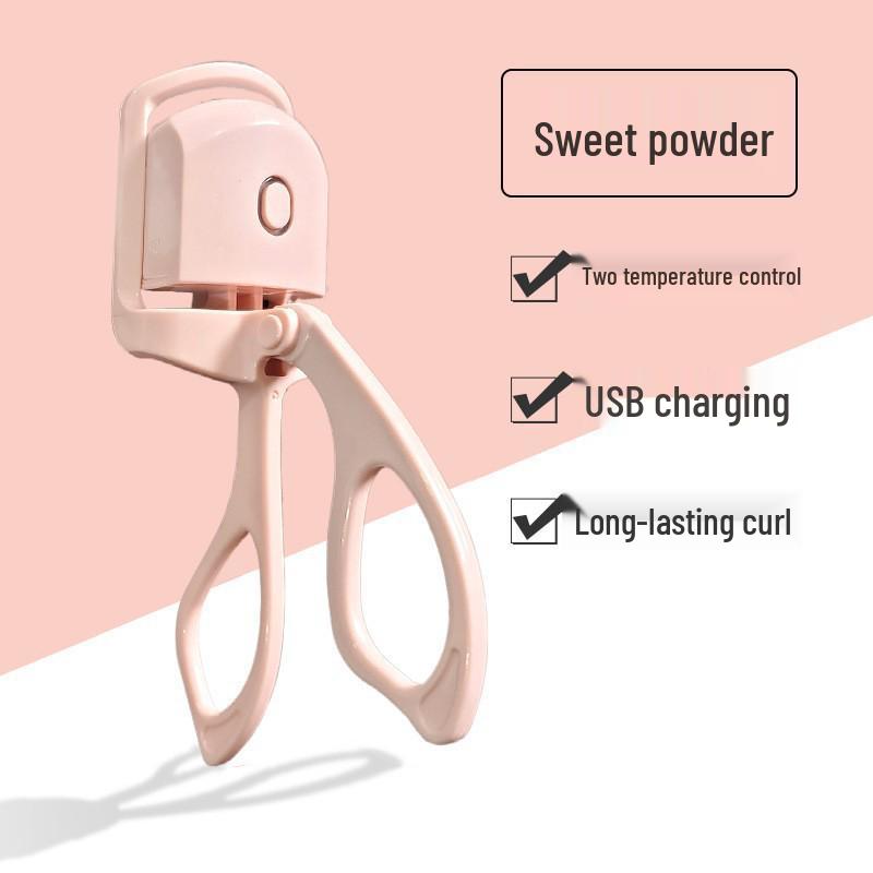 

Sunflower Rechargeable Heated Eyelash Curler - Long-lasting Electric Lash Shaper English Packaging