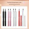 Retractable Lip Brush with Lid - Concealer and Lipstick Makeup Tool Compact