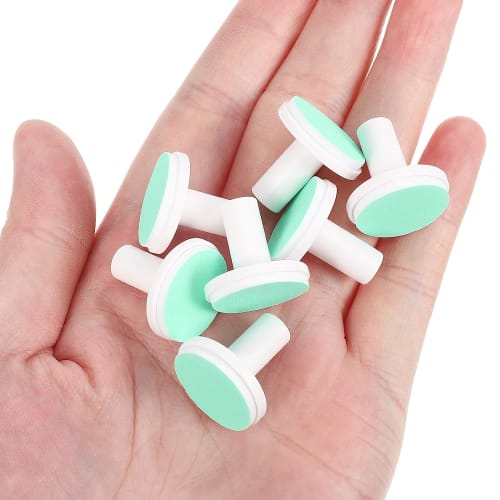 FOMIYES 24-Piece Nail File, Baby Nail Grinder Grinding Head Refill, Replacement Nail Buffer Pads for Moms, Replacement Nails, Scissors, Electric Nail