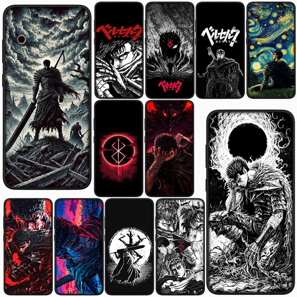 Cover for Xiaomi Redmi Note 12 10 11 9 Pro 10C 12C 9T 9A 10A 12S Note11 Note12 5G 4G Phone Case Comics Berserks Anime Guts