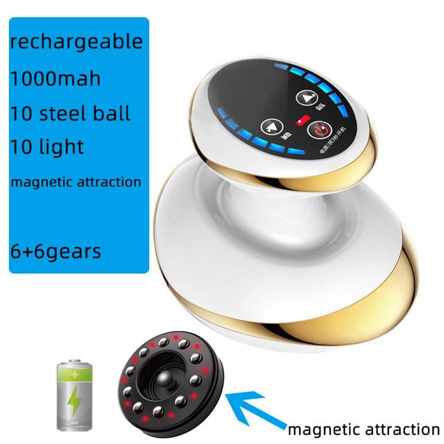 Electric Vacuum Cupping Massager Anti Cellulite Therapy Wireless Guasha Scraping Fat Burner Slimming Suction Cups