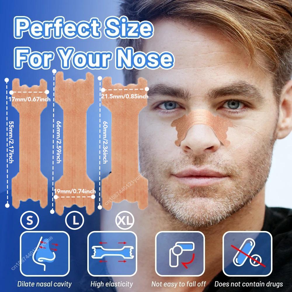 10-200pcs Snoring Stickers Breathing Nose Strips Physical Airway Expansion for Improved Nose Vent Anti-Snoring Comfort Sleep Aid
