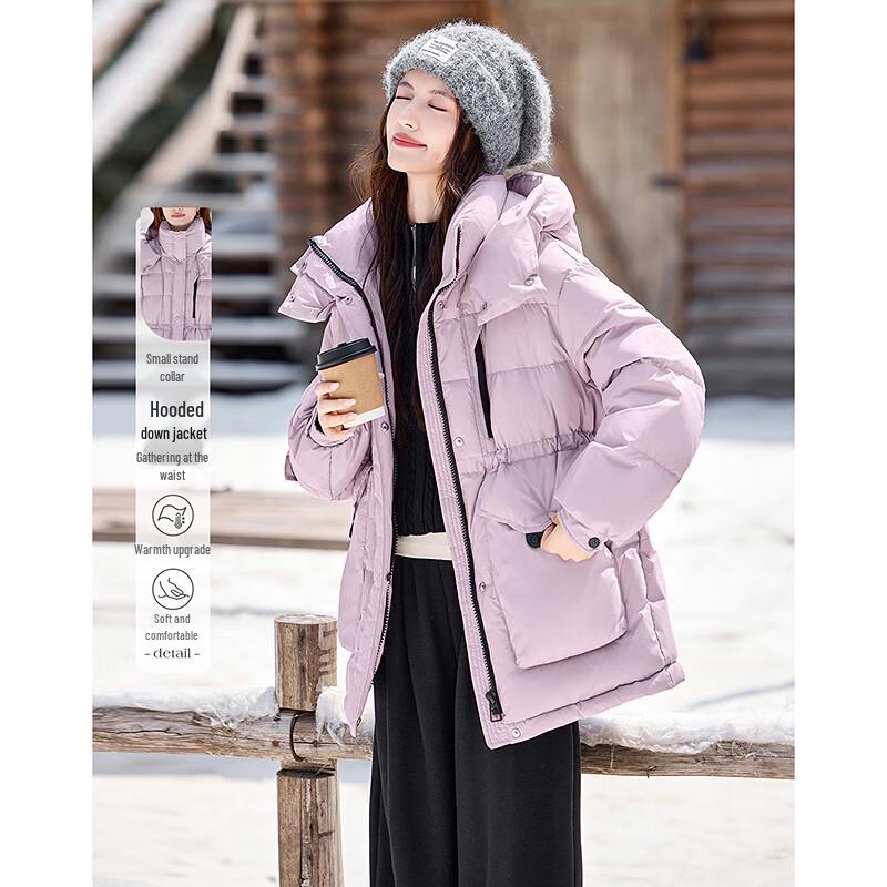 

Women s Small Stand-Collar Winter Down Jacket M