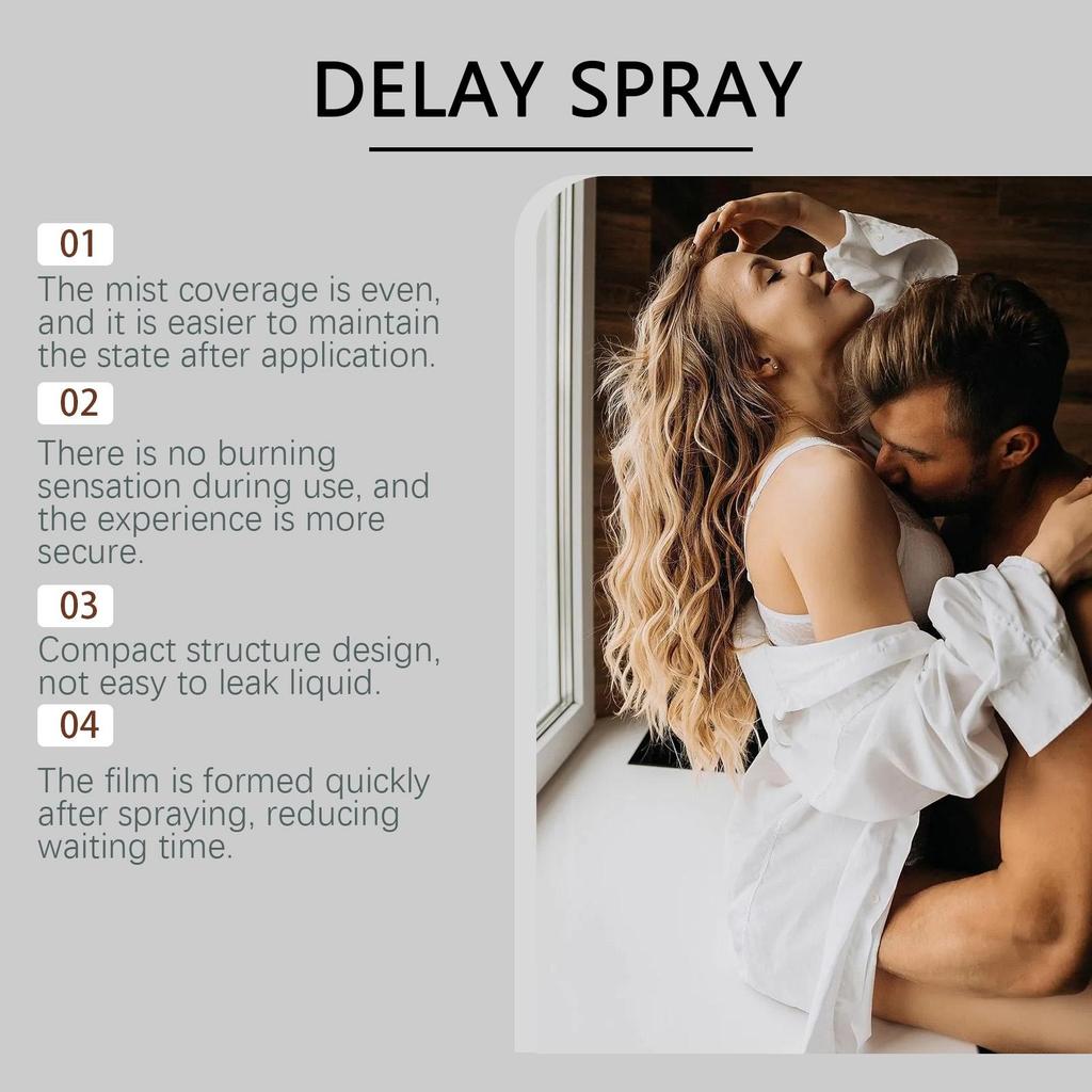 Fluvaris Men's Intimate Care Spray, Prolong Intimate Time, Enhance Men's Endurance & Confidence, Gentle & Non-Irritating 5ml