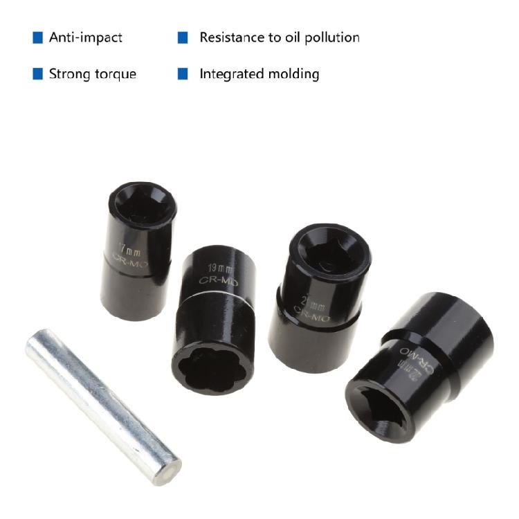 5Pcs Locking Lug Nut Master Key Set | SAE & Metric Wheel Lock Removal Kit