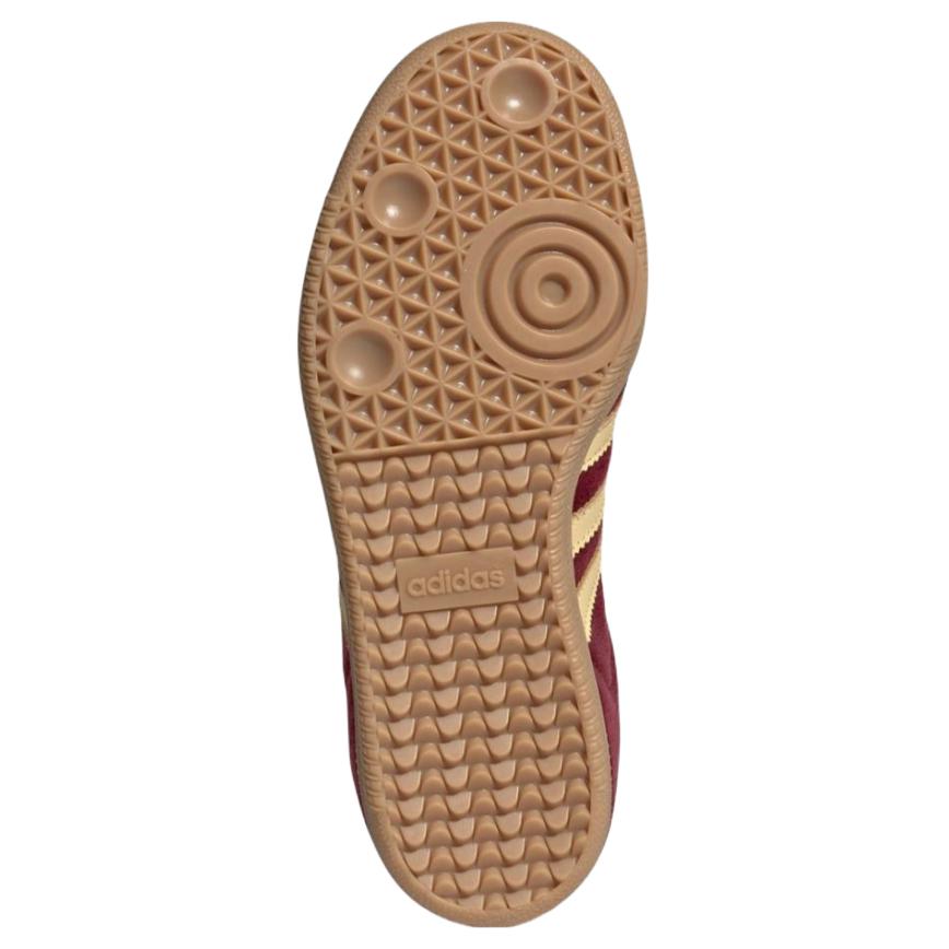 adidas Samba OG Shadow Red Velvet Women Sneakers Maroon Gum JS1394