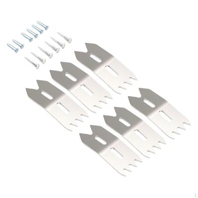 6 Pieces Wood Board Fixing Clamp Woodworking Limit Auxiliary Tool Versatile with Screw