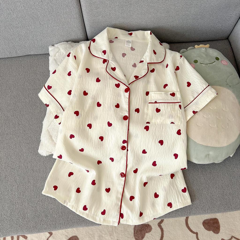 Cloud Cotton Short Sleeve Summer Pajamas for Women - Comfortable, Trendy Shorts Set