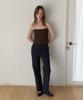 Aente Vintage Boots Cut Pants - Navy