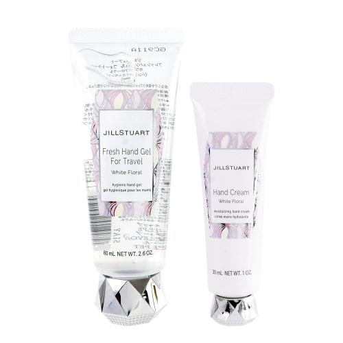 JILL STUART Cosmetics Coffret Hand Cream White Floral Fresh Hand Gel Four Travel White Floral Set Limited Edition Beauty (Set)