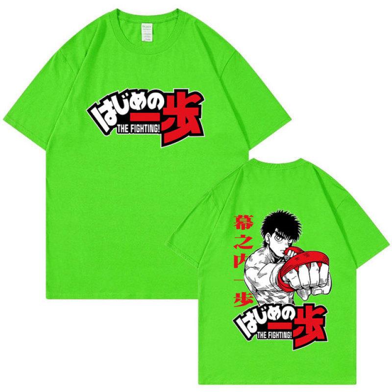 Tricou Anime Hajime No Ippo Kamogawa Box pentru gimnastică Manga Makunouchi Takamura Fighting KGB Print T-shirt cu mânecă scurtă