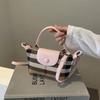 2024 Retro British Plaid Mini Crossbody Dumpling Bag
