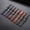Retro Genuine Calfskin Strap Oil Wax Discoloration Cowhide Leather Watchband 18/19/20/21/22mm for Omega Business Watch Bands