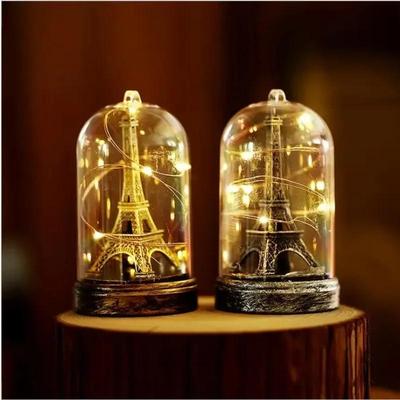 1pcs Miniature Tower Eiffel Tower Home Lighting Decoration Gift Model Metal Ornaments Home Decor Accessories