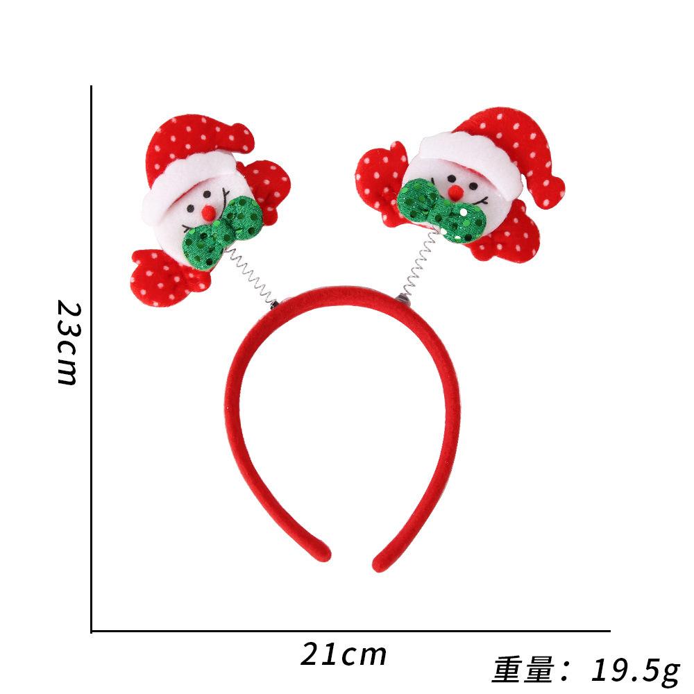 Christmas Hairband for Women Christmas Antler Hairpin Headwear  Holiday Decoration Gift Large Bow Headband Headwear Headwear