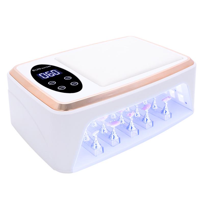 Lampa fototerapeutyczna do paznokci o dużej mocy z poduszką pod rękę do szybkiego suszenia lakieru do paznokci